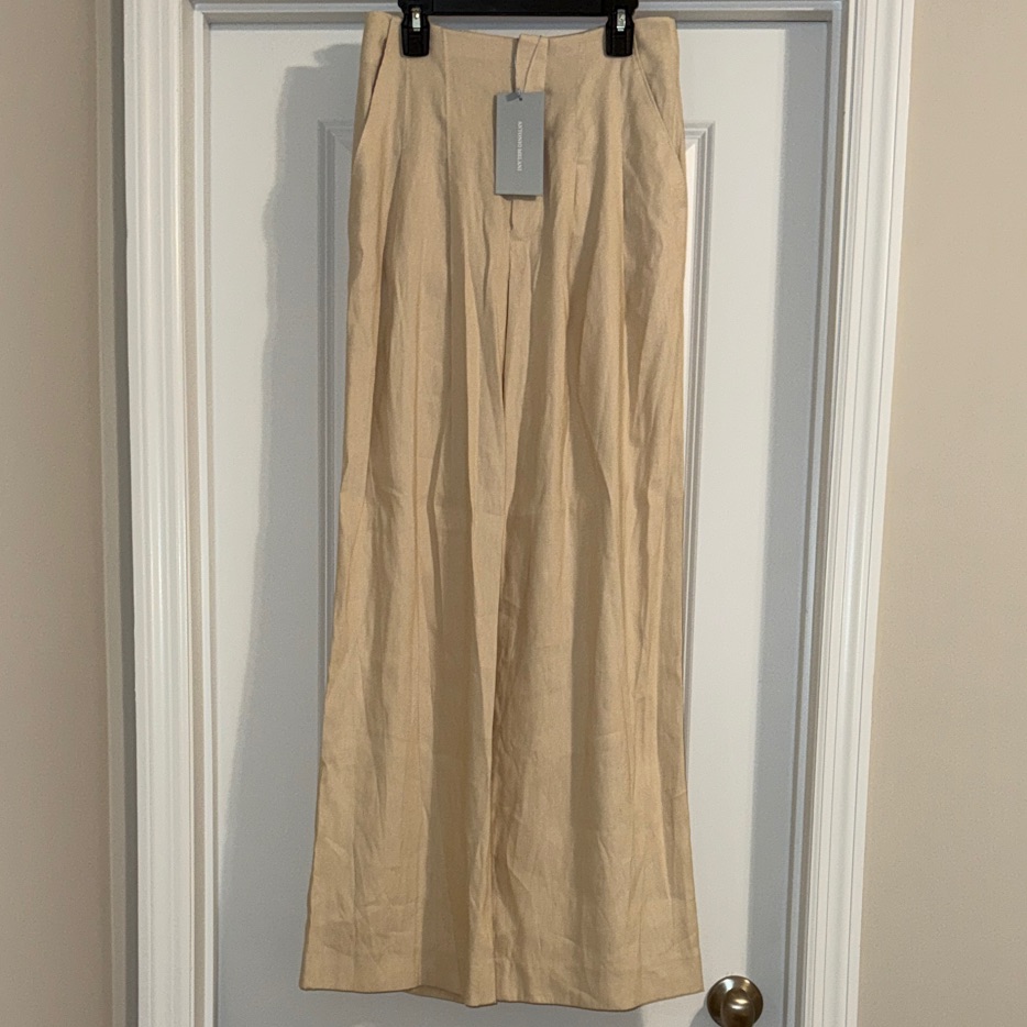 Antonio Melani Melinda Linen Wide Leg Pants